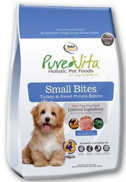 15 Lb Nutrisource Pure  Grain Free Small Turkey & Sweet Potato Entree Dog - Health/First Aid